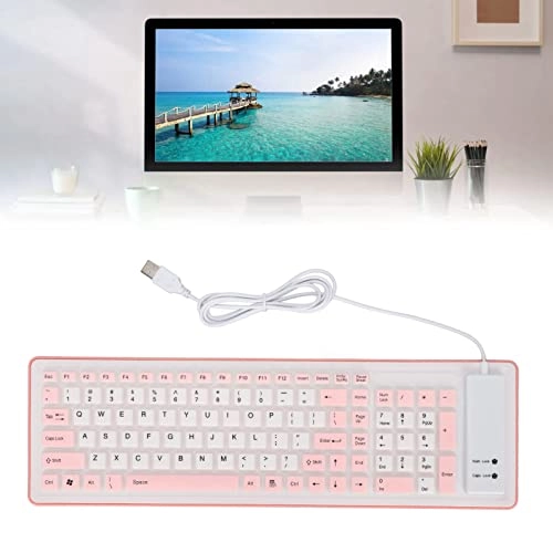 Folding Silicone Keyboard - Wired