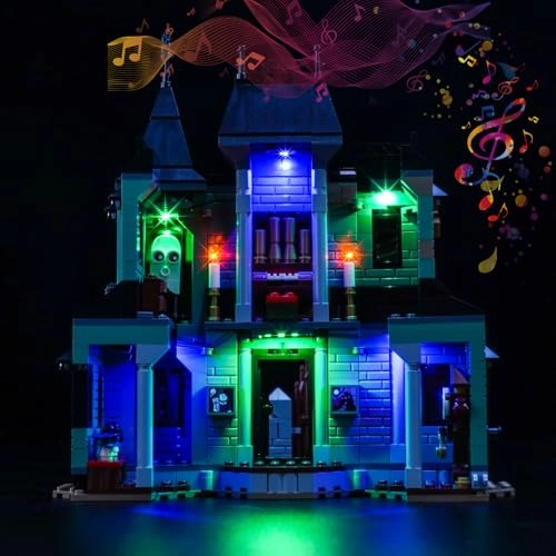 Light Kit Compatible with Lego 31167 Haunted Mansion - Music Version LED USB