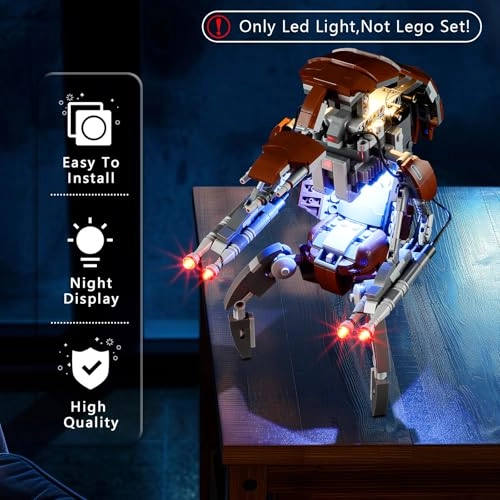 Light Kit for LEGO Droideka 75381 - Plastic Star Wars