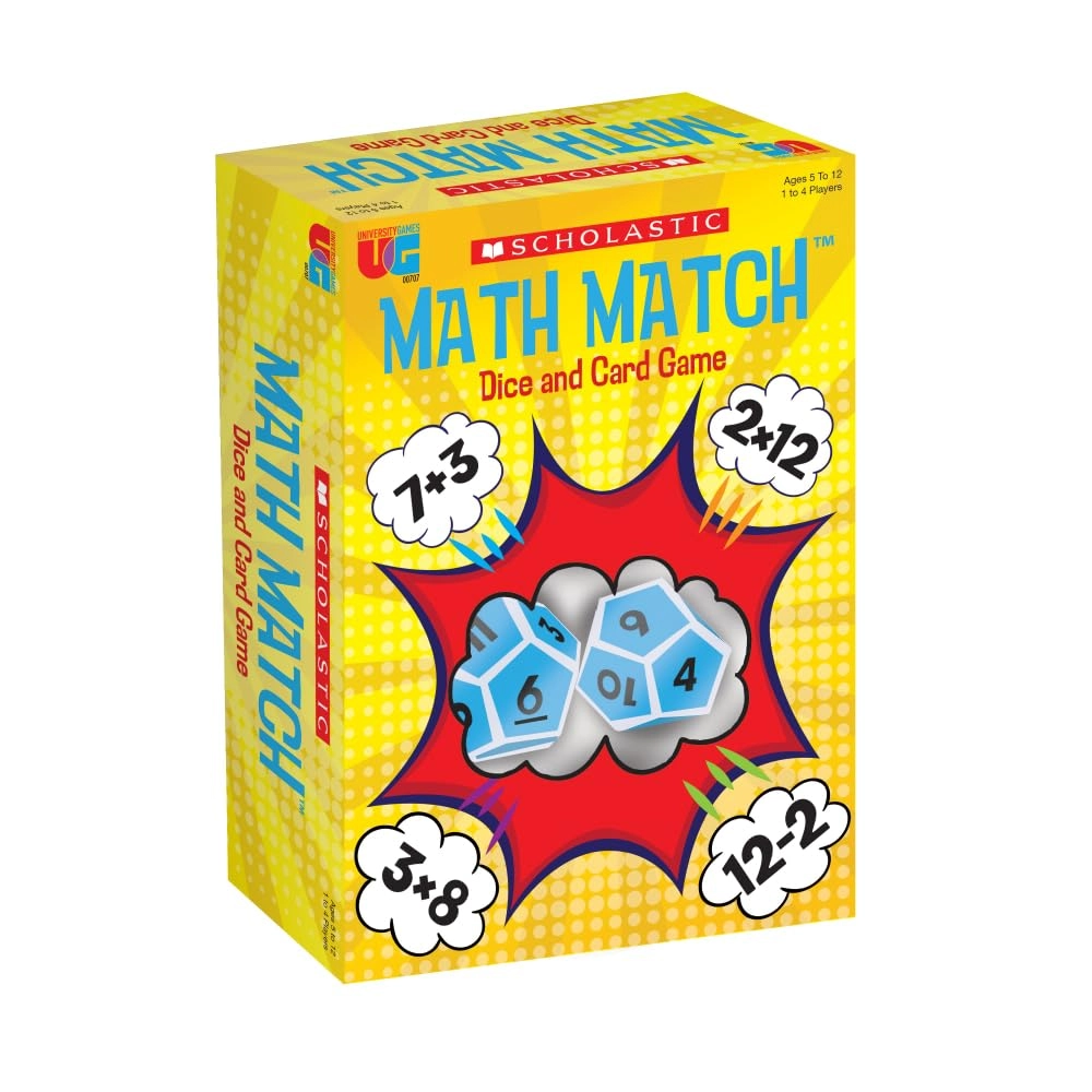 University Games Scholastic Math Match - 5 to 12 1 pieces