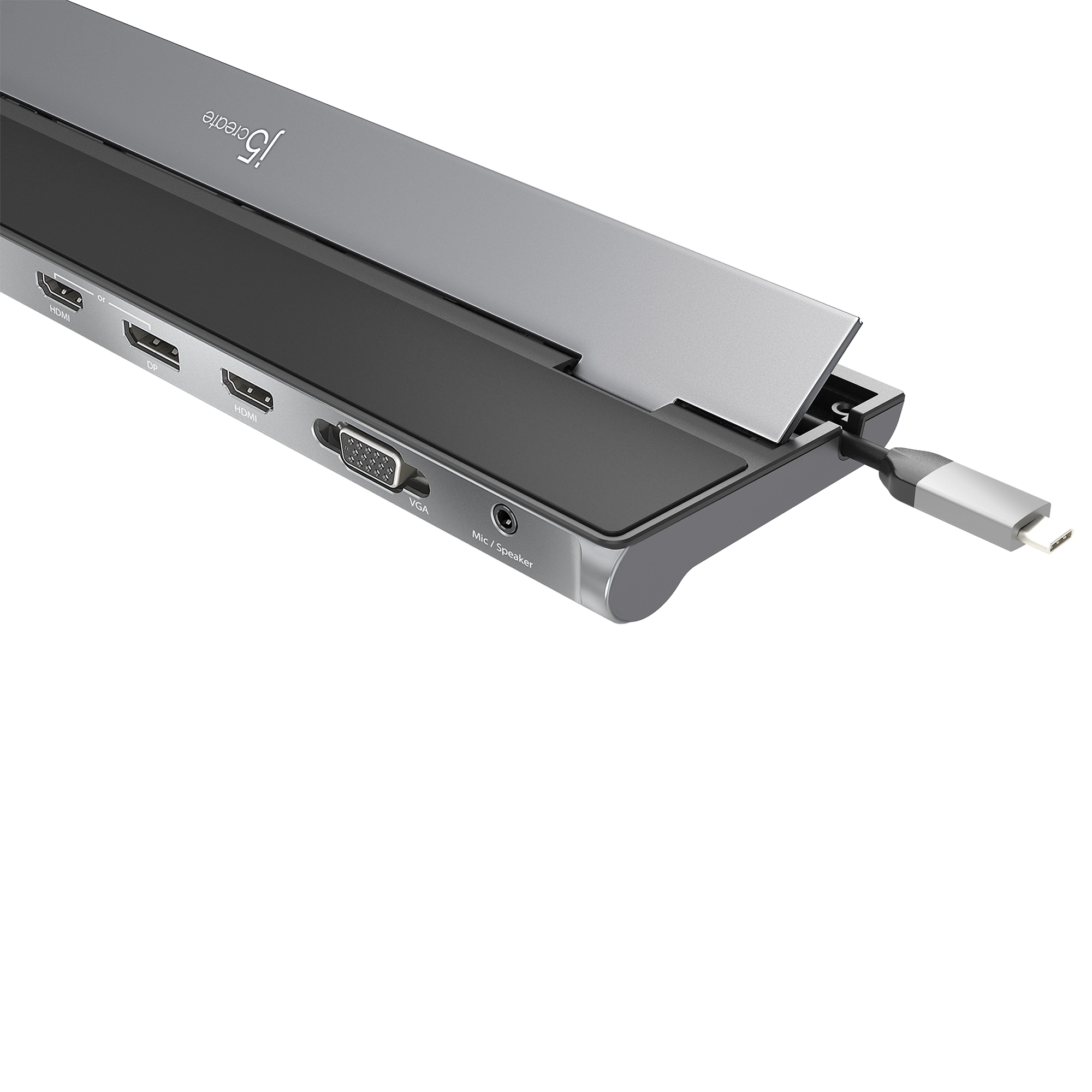 JCD543 - USB-C Triple Display Docking Station 100W Power Delivery