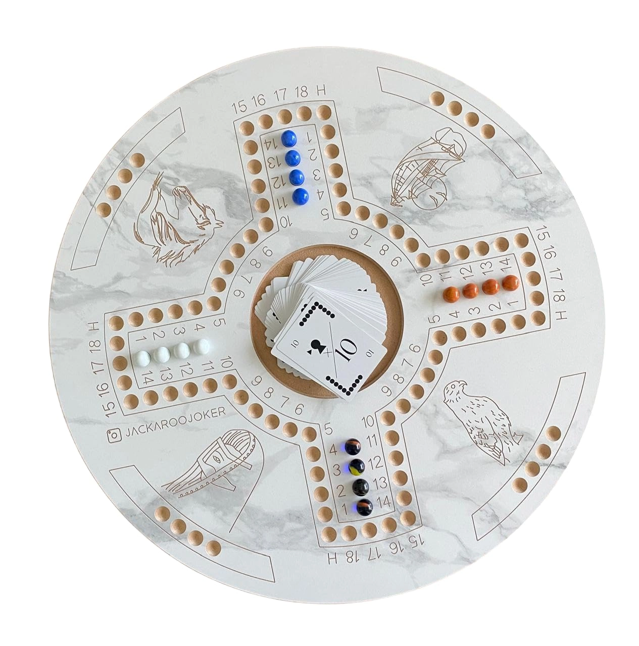 Double-Sided Foldable Board Game - 51 cm Premium Set