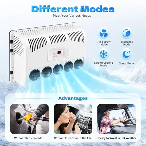 12v Ac Truck Cab Air Conditioner - 2200-2400W