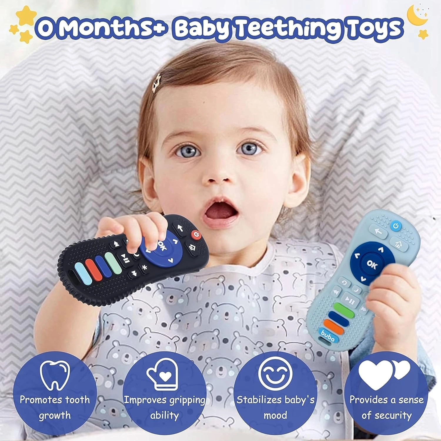Silicone Remote Teether