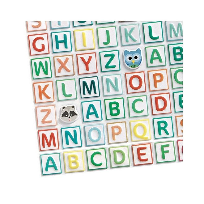 Gommette Alphabet Puffy Stickers - 300 piece(s)