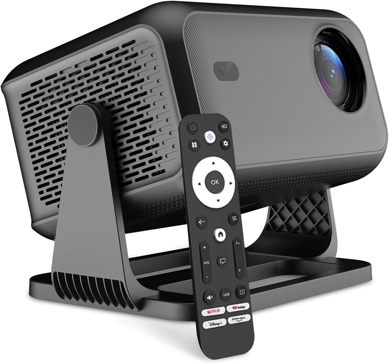 NRKDUBQ Smart Projector - 800 ANSI lumens 1920 x 1080