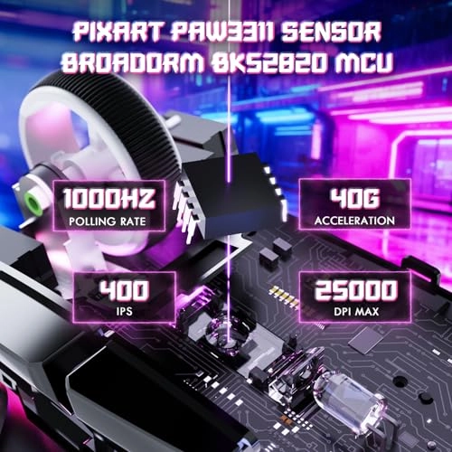 V6 Mouse - 2.4GHz Wireless Bluetooth USB