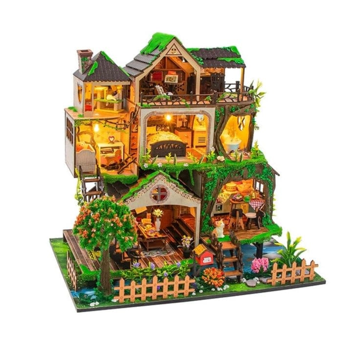 Ignis Craft Fairy Tale Forest DIY Dollhouse Kit - Fantasy & Castle