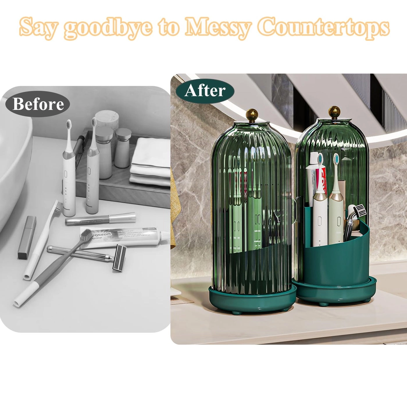 Dustproof Toothbrush Holder