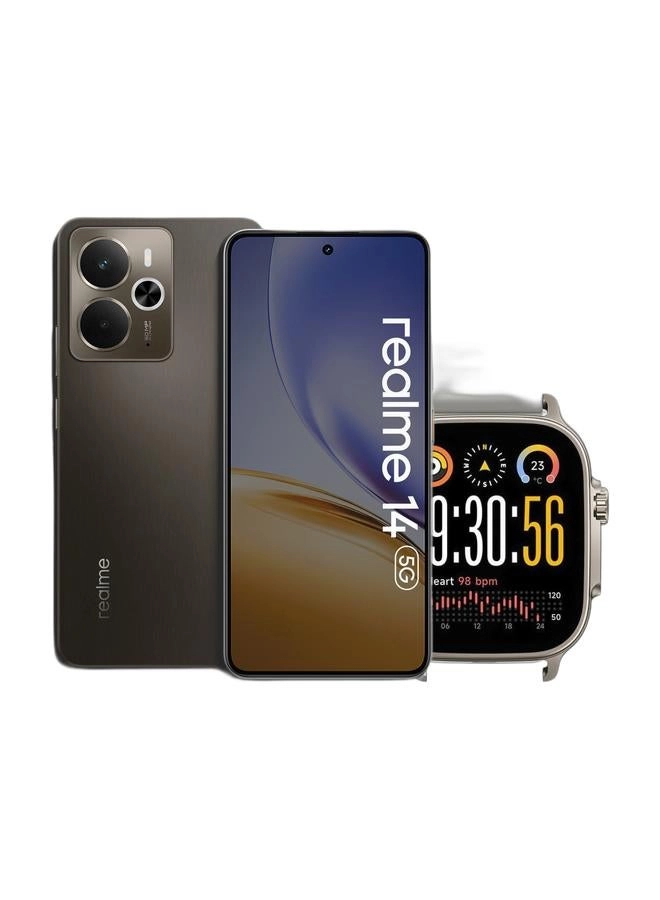 realme 14 - 5G + Watch 5 Titanium Silver GPS