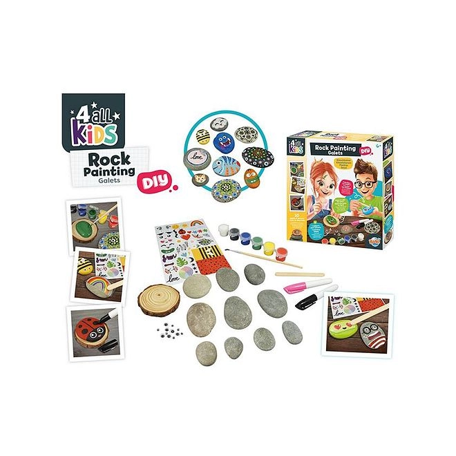 Rock Painting Kit - 10 pieces