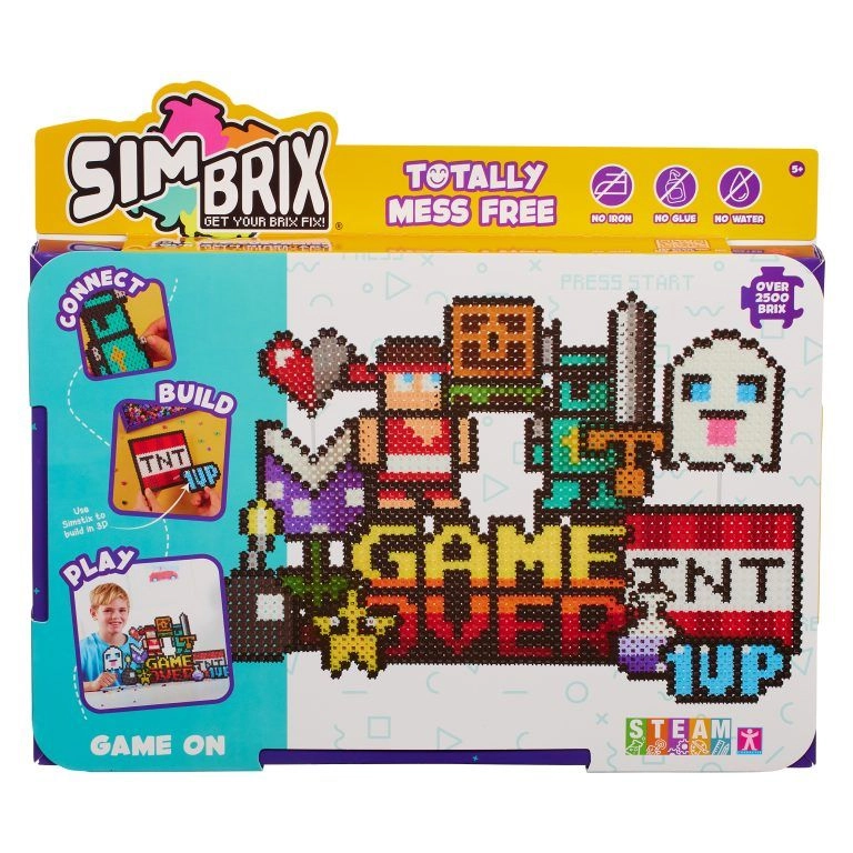 Simbrix Game On Craft Kits - arcade inspired over 2500 Brix