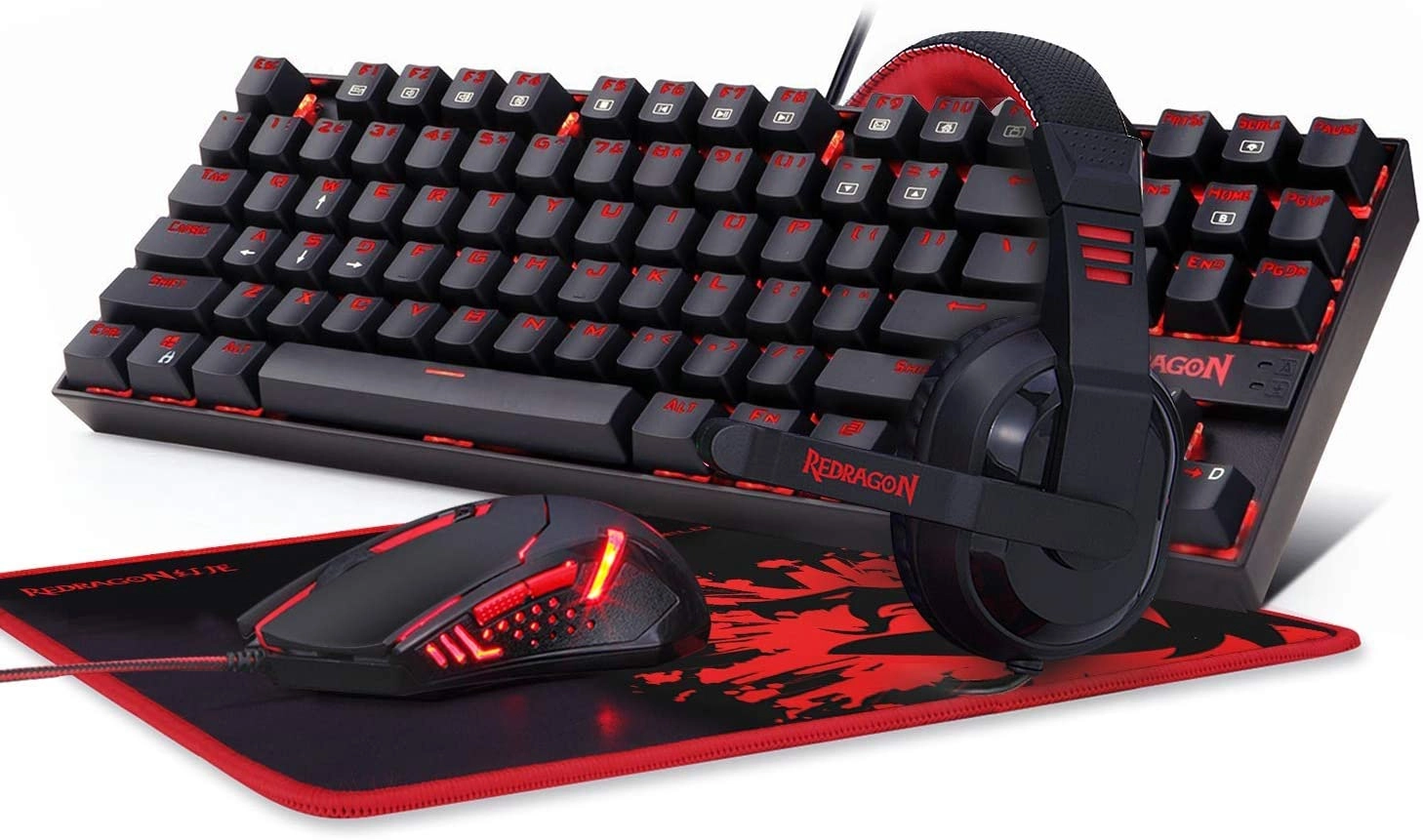 K552-BB-2 + Mouse + Headset + Mouse Pad - Wired