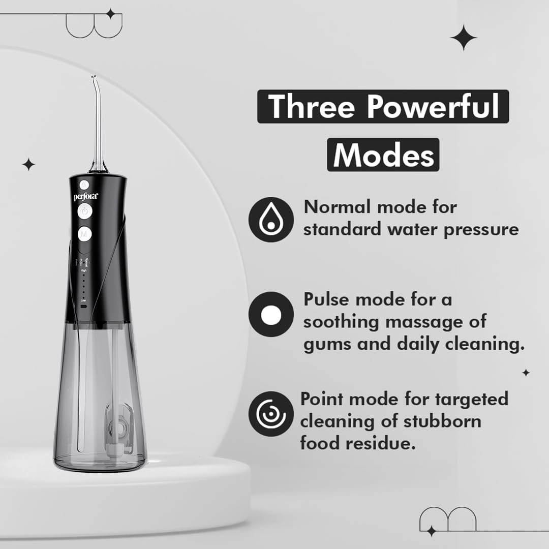 Power Dental Water Flosser - 8 Pressure Settings 2 Nozzles + PRO Oscillating Electric Toothbrush - 360° rotating brush head 8800 RPM