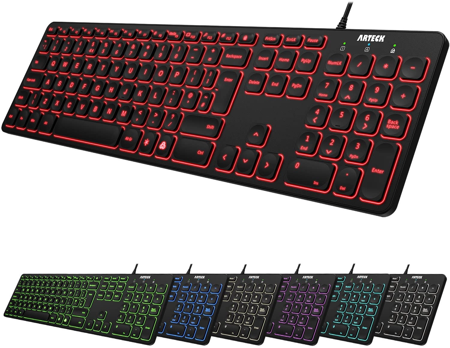 Arteck HA305-3B - QWERTY Wired