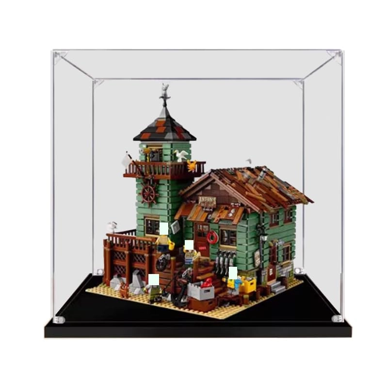 Display Case for 21310 - 11.81x11.81x15.74in. Black Bottom