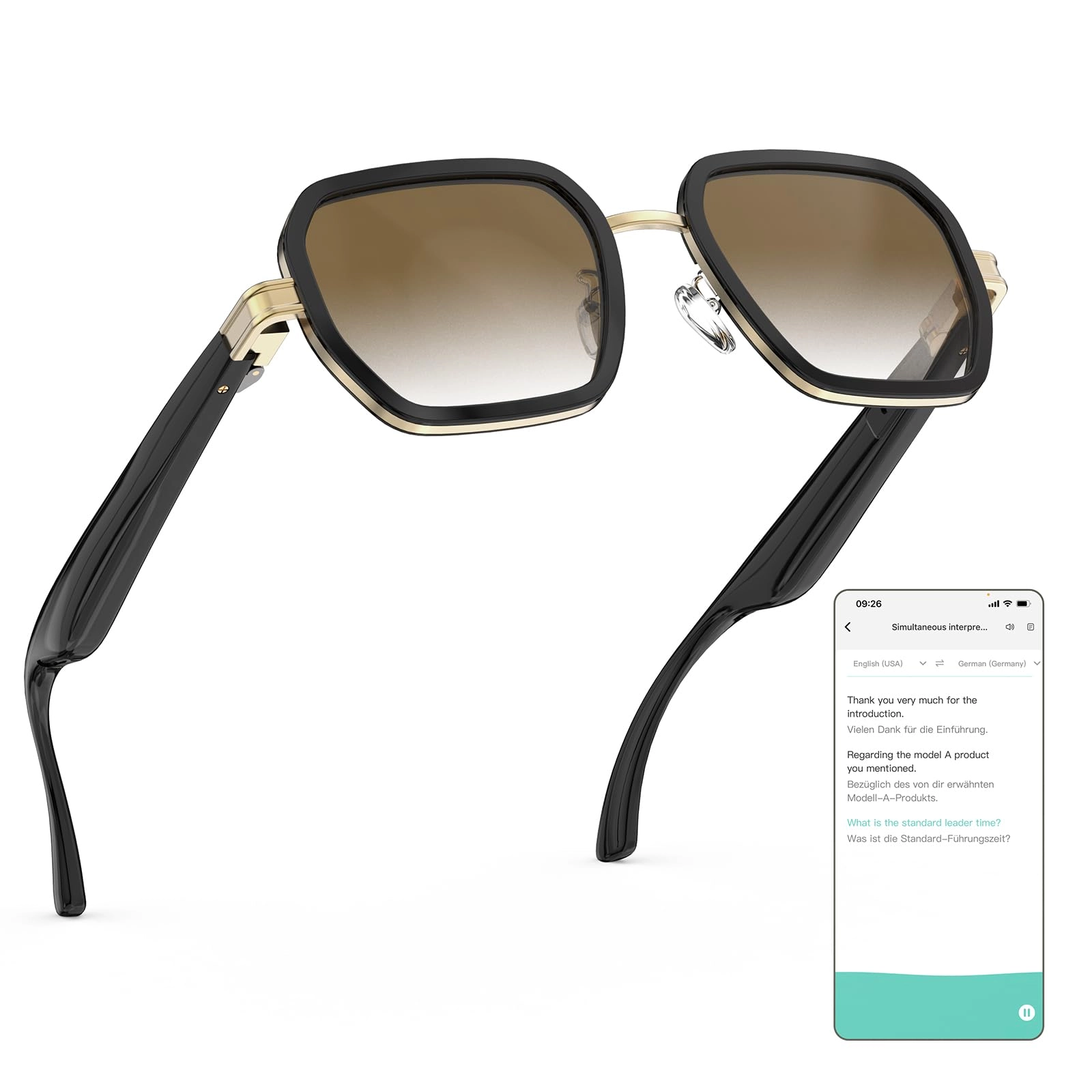 BRIBEJAT G2 - AI Translation 164 Languages Bluetooth 5.4