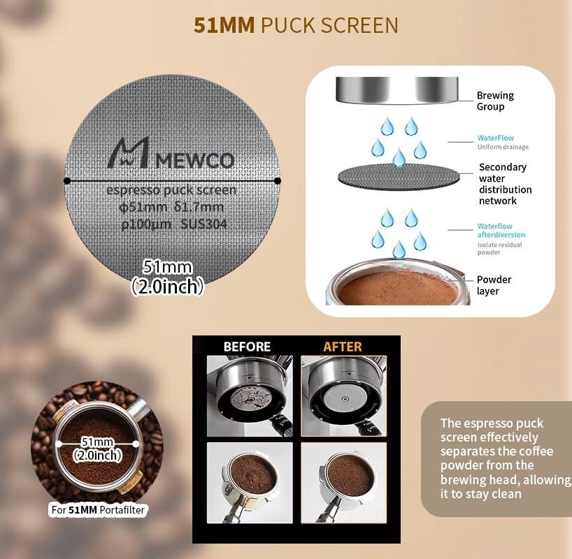 Tamper Station + Coffee Distributor + Tamper + WDT Stirrer + Tamping Brush + Dosing Funnel + Puck Screen