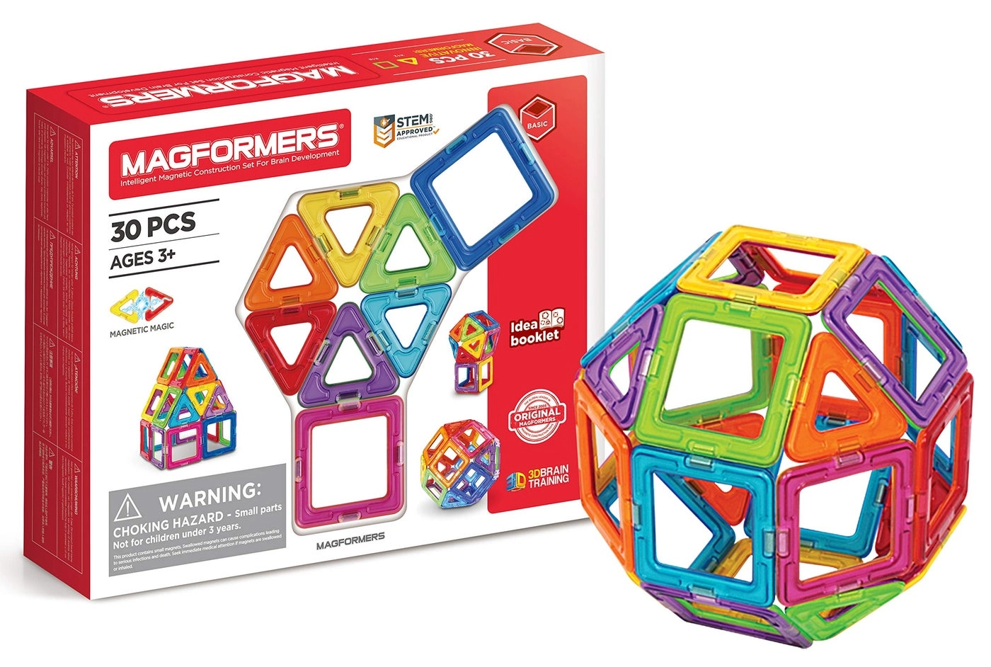 Magformers Magnetic Tiles - 30-Piece
