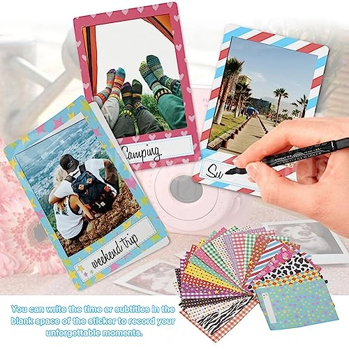 Colorful Photo Paper Frame Set - 140 pieces 8.5 x 5.5 cm