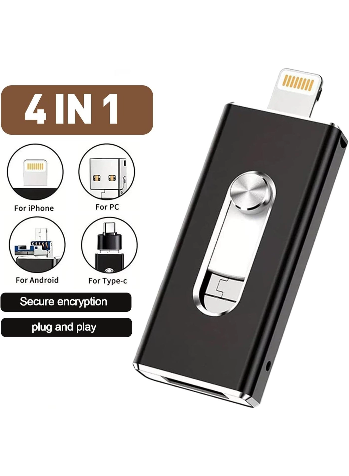 Flash Drive - Usb 3.0 Type-C iPhone Android 1TB