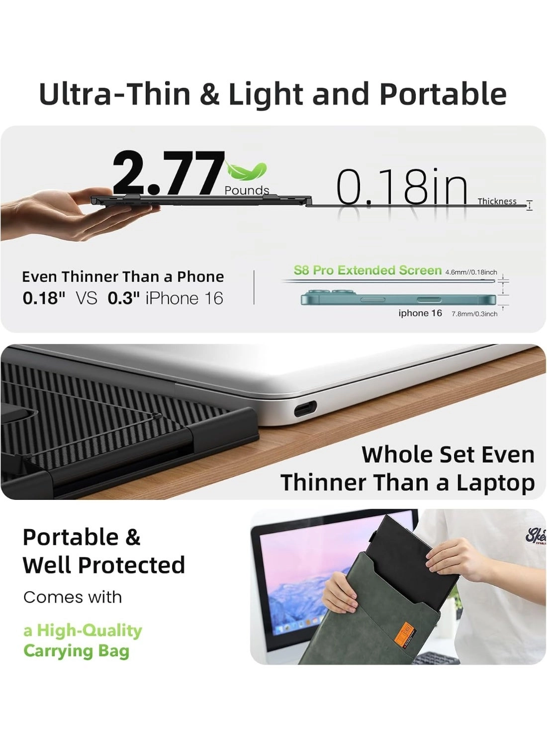 Laptop Screen Extender - 1920x1200 15.3 in