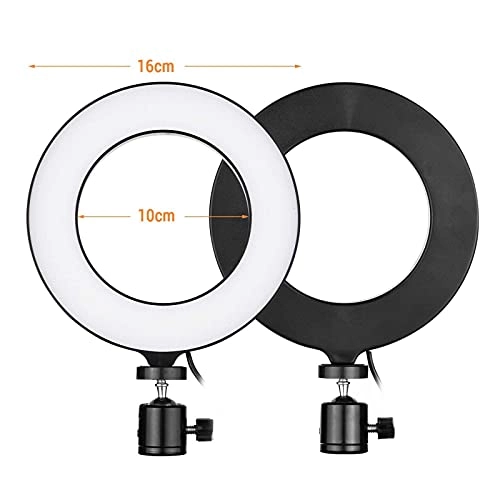 Ring Light LED - 6" Tripod 3 Light Modes