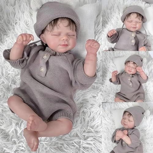 Pascale Reborn Baby Doll - 18 inch Vinyl sleeping Ages 3+