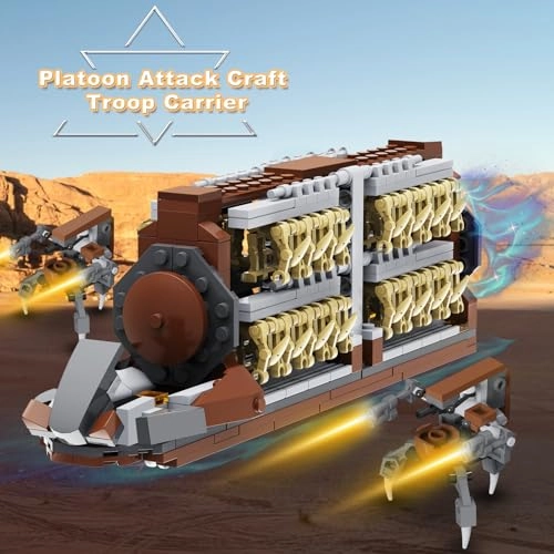 Battle Army Clone Platoon Attack Craft - Battle Soldiers 32pcs