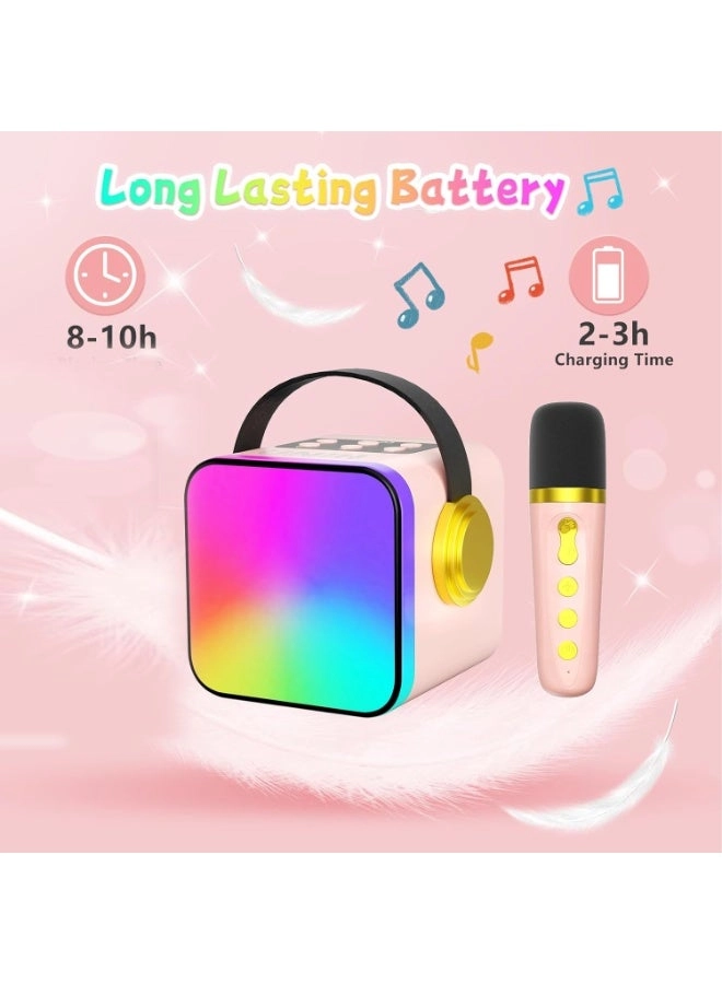 Mini Karaoke Machine - 1 Wilreless Microphones