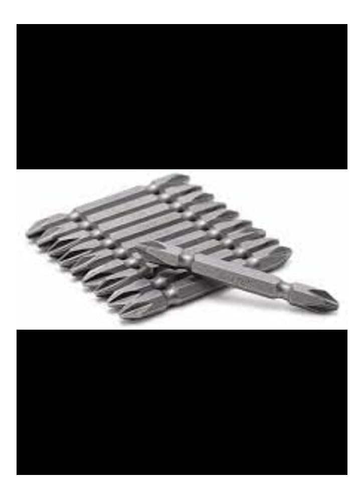 Double Ended Screwdriver Power Bits - 10pcs PH2