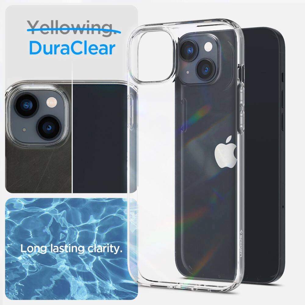Crystal Flex Case + tR Slim HD Screen Protector + Style Ring Smartphone Case for iPhone 14 Pro Max