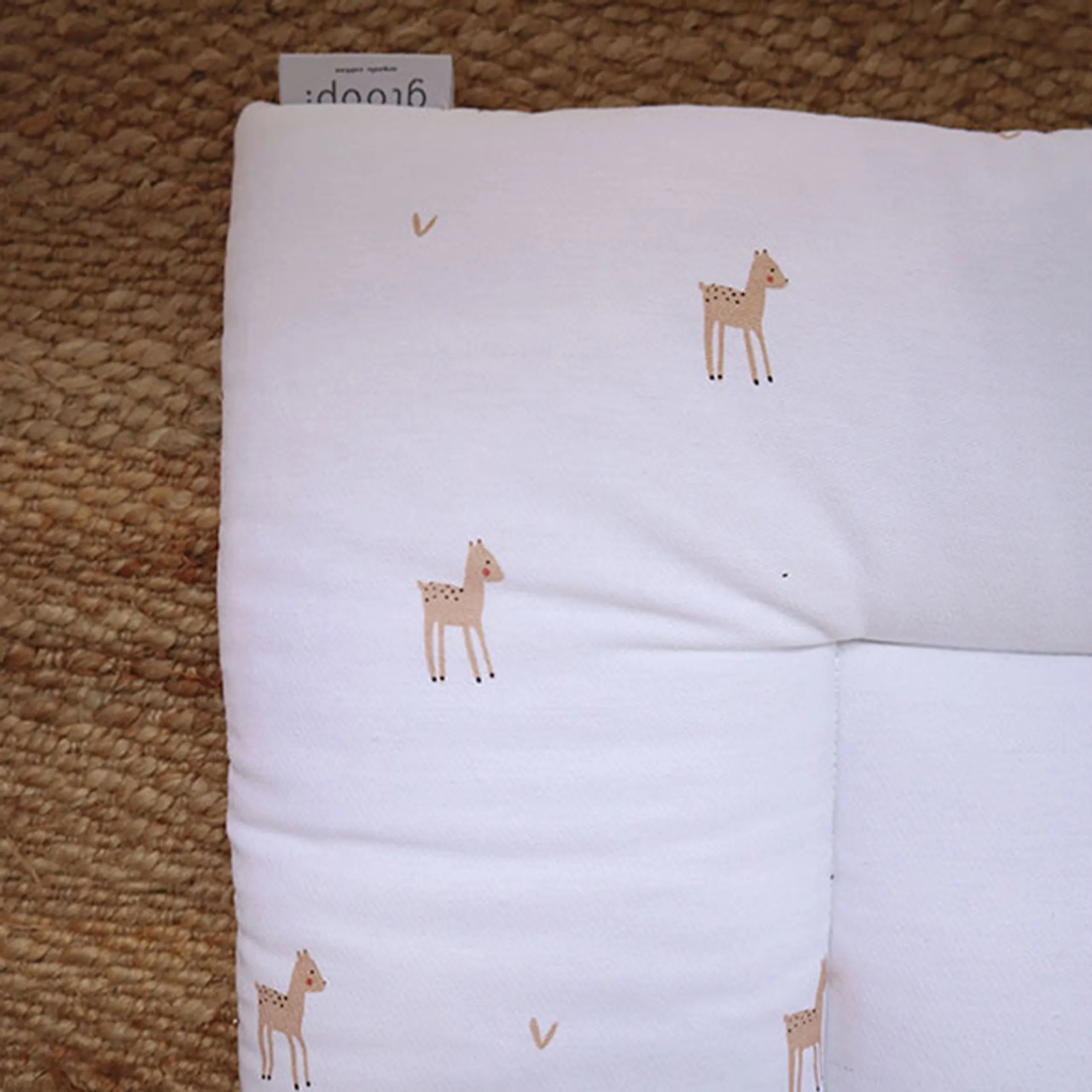 Organic Cotton Play Mat - Little Deer 0 month