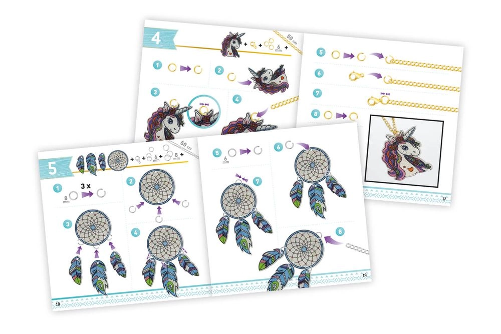 Shrink Plastic Jewellery Kit - 4 sheets 9 coloured pencils