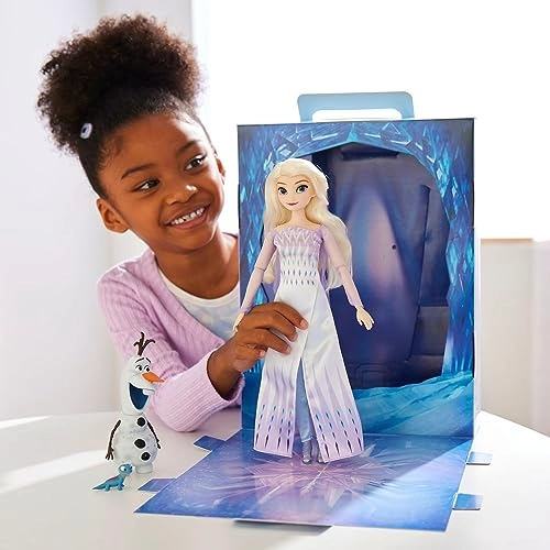 Elsa Story Doll - 11 Inches Includes Olaf and Bruni mini figures Ages 3+
