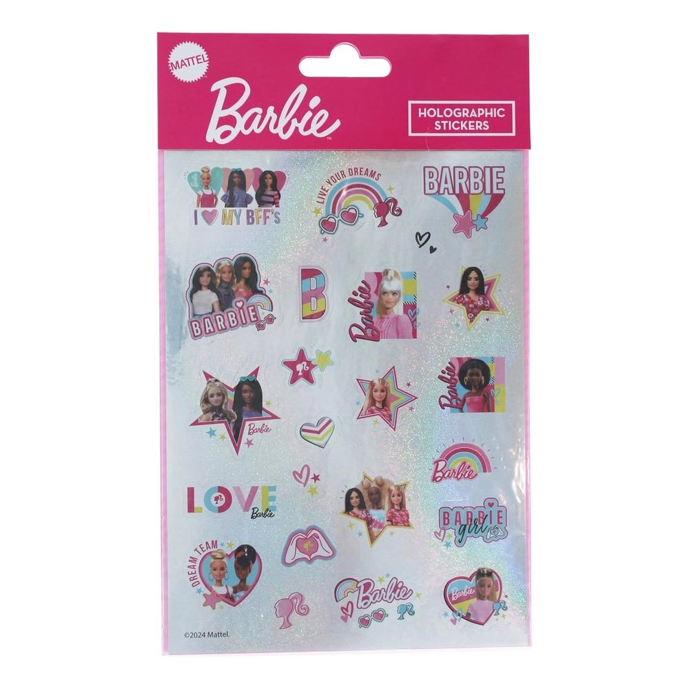 BLUEPRINT COLLECTIONS Barbie Sticker Book Holographic 23 pcs