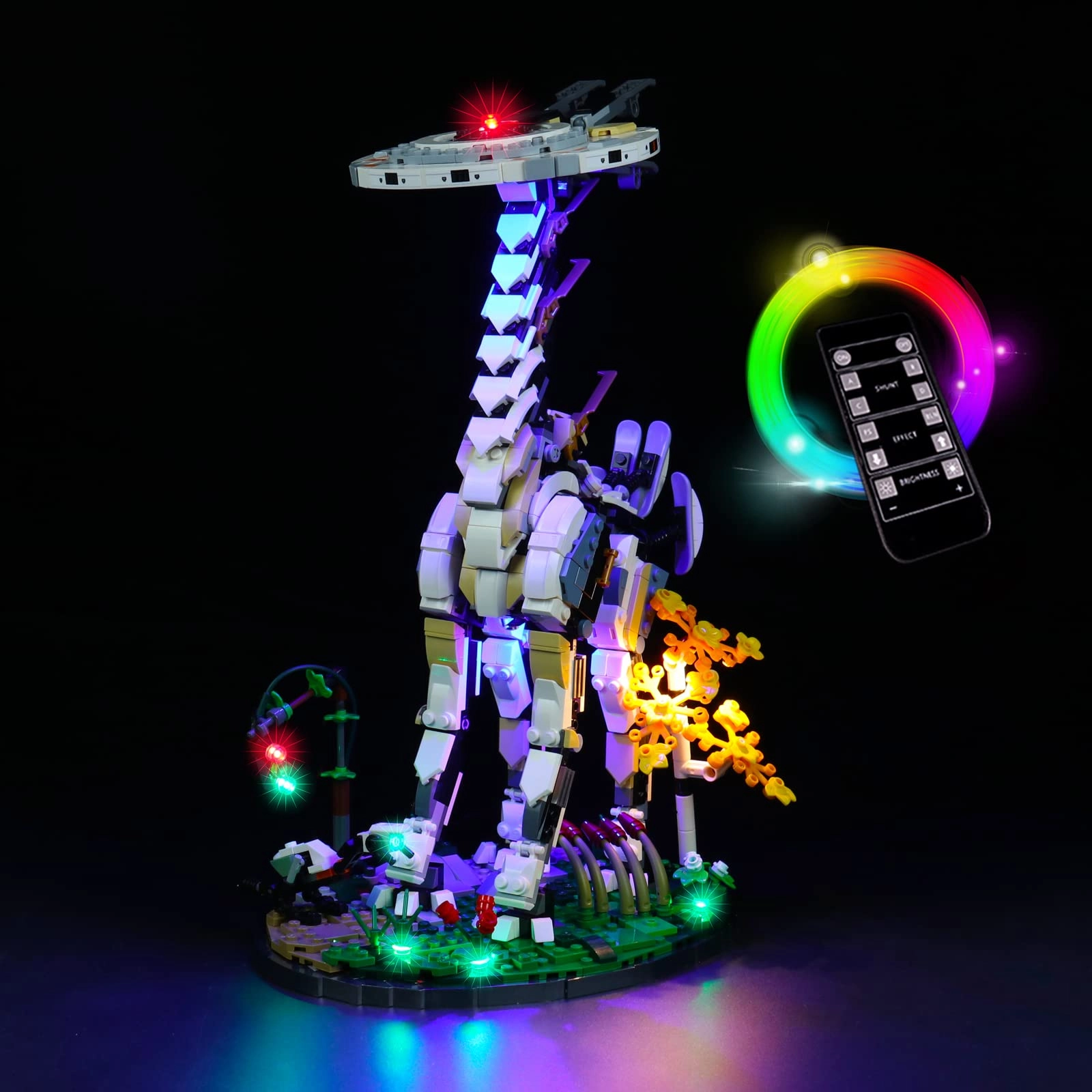 BrickBling LED Light Set - remote control Compatible with Lego 76989 Tallneck