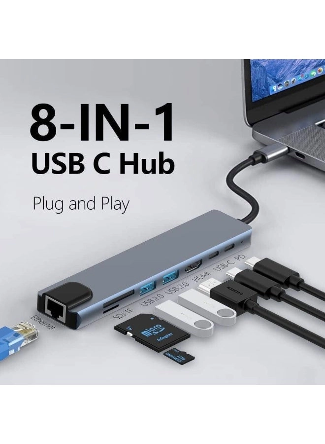 Multiport Hub - 8-in-1 4K HDMI 87W Power Delivery