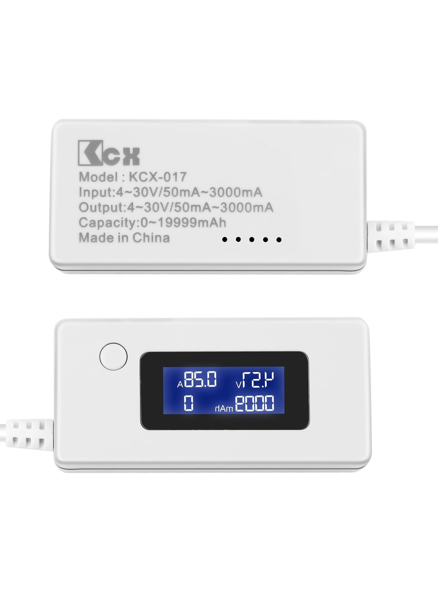 USB C Tester - 2 in 1 IPS Color Screen