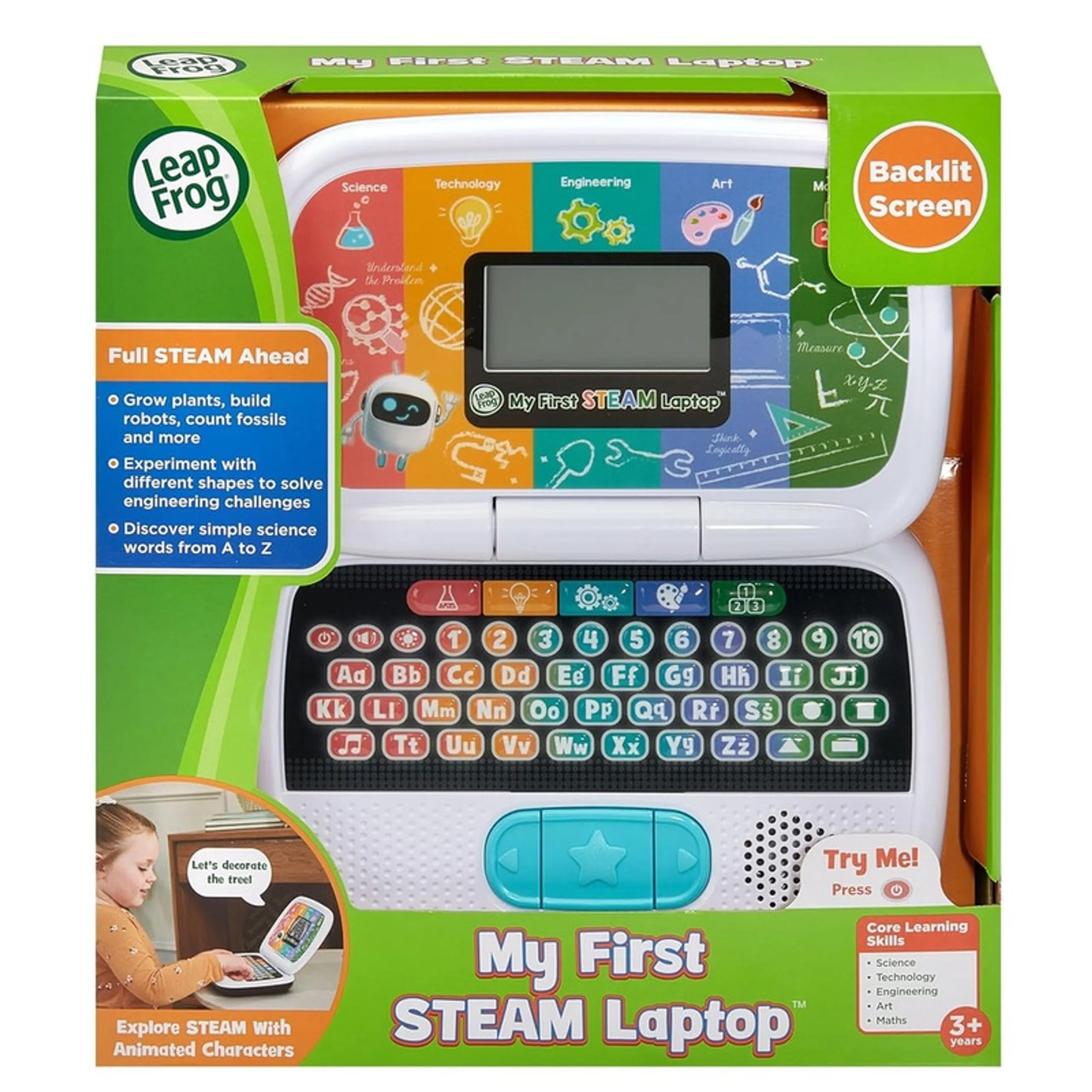 My First STEAM Laptop - Suitable for 3 years & above