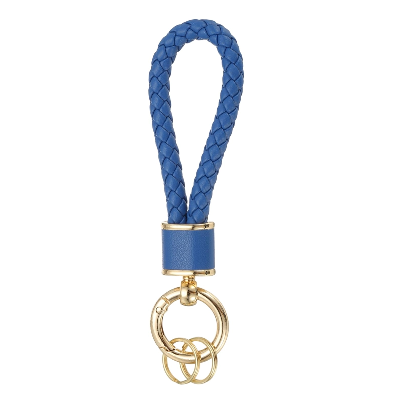 Braided Leather Keychain - Animal