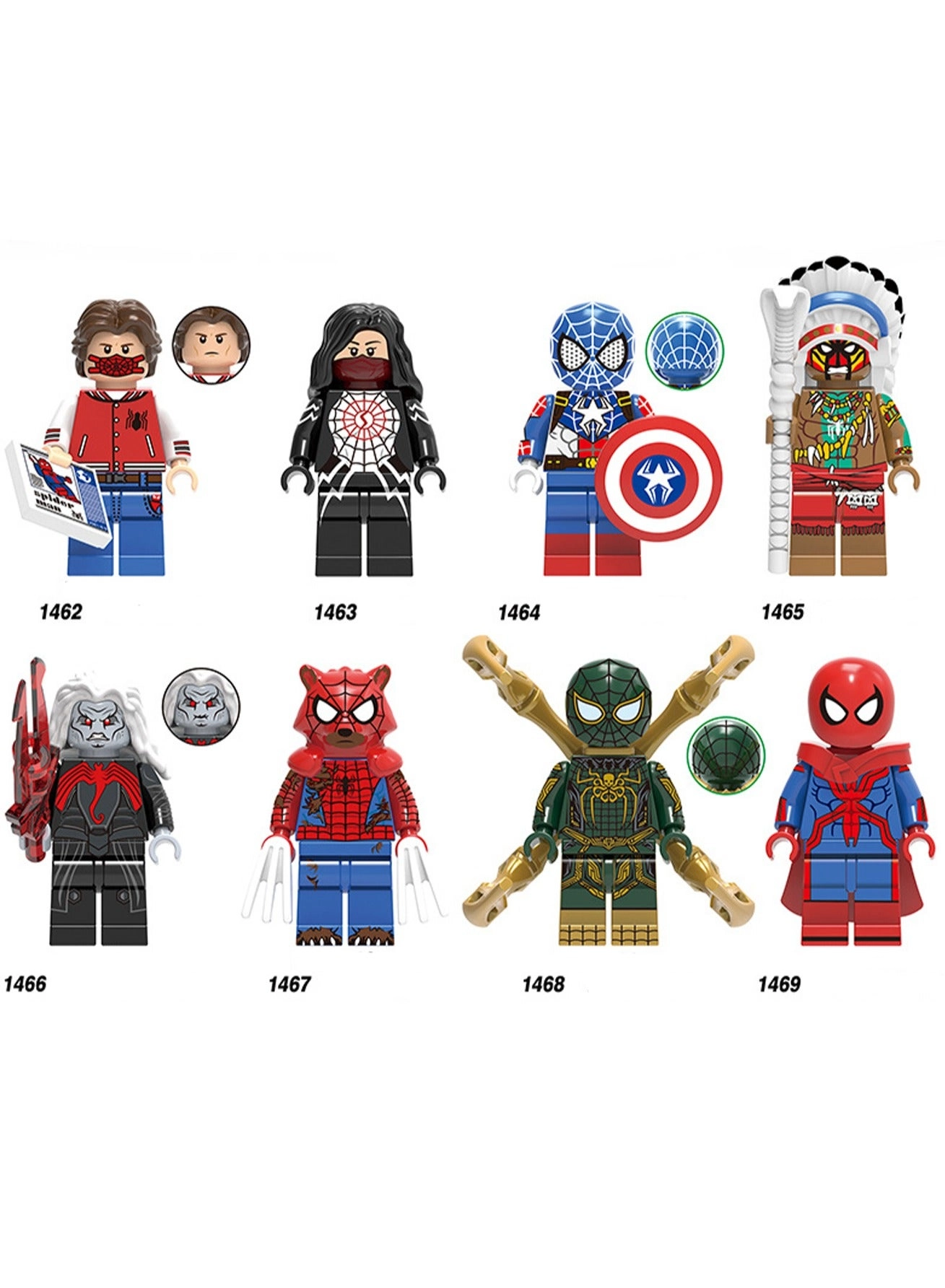 Spiderman ZYX50310 - 8pcs