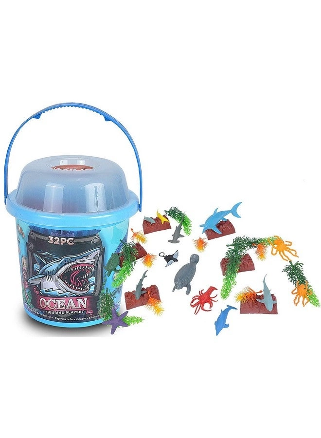 Wild Republic Aquatic Animals Toy Figures 32 pcs