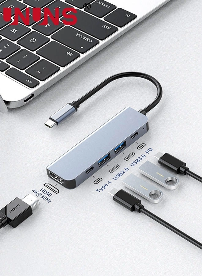USB C Hub - 5-in-1 4K HDMI 100W PD
