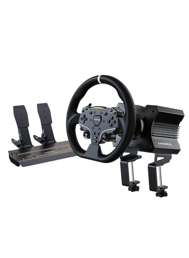 MOZA R5 Racing Wheel & Pedals