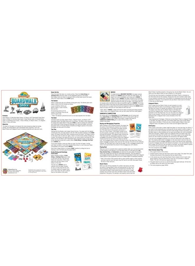Beach Life Boardwalk Opoly