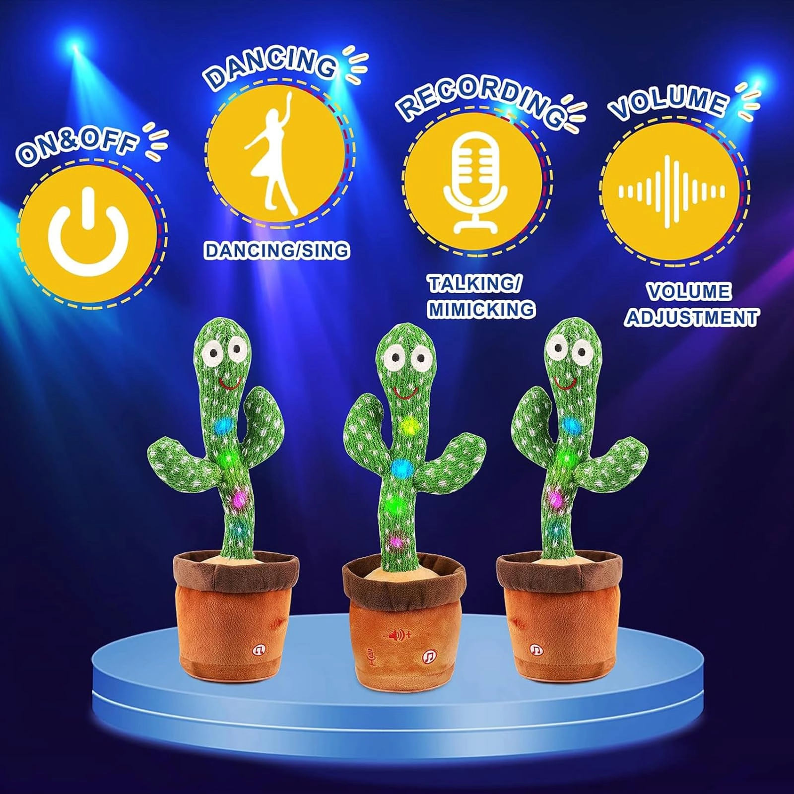 Christmas Dancing Cactus - 3 years+