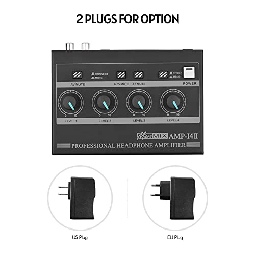 AMP-14 - 4-Channel Headphone Amplifier