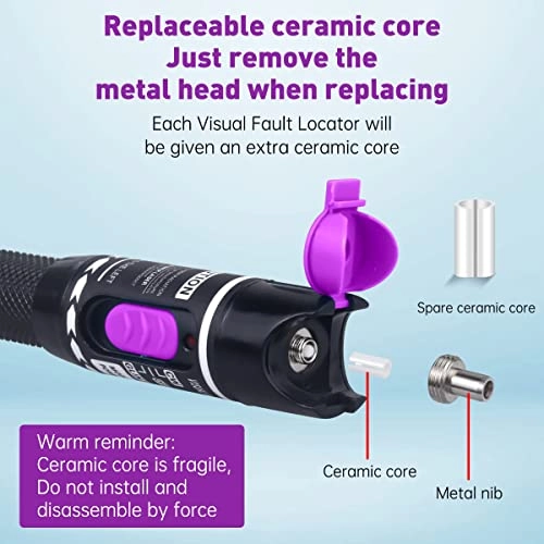Fiber Visual Fault Locator - LC/FC/SC/ST VFL