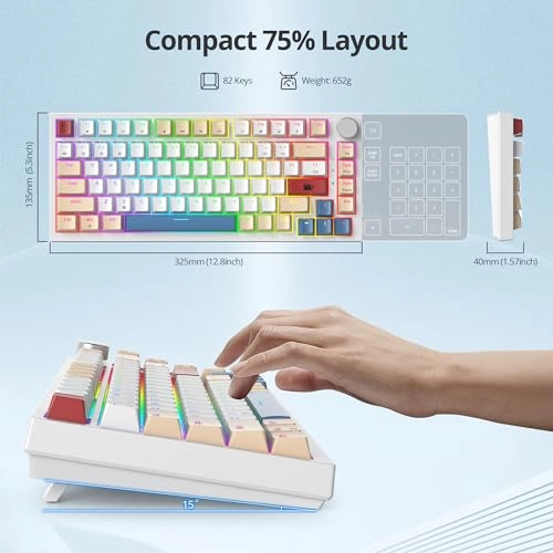 75% Mechanical Keyboard - EN Wired/Wireless